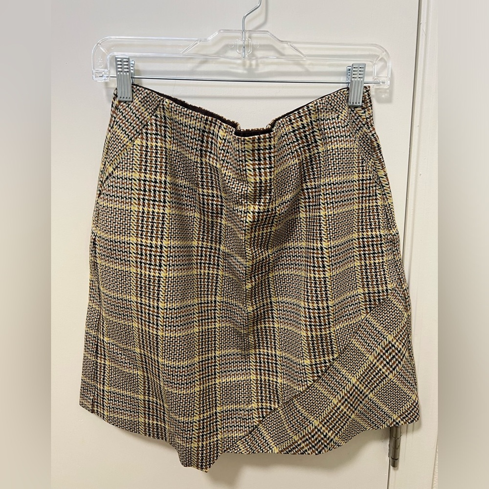 Cabi plaid skirt